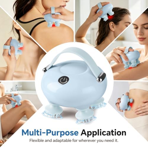 Scalp Massager, Waterproof Head Massager for Head Neck Body - Image 5