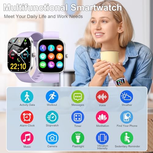 Smart Watch for Men Women (Answer/Make Call), 2026 New 1.91" HD SmartWatch, Fitness Watch with 120+ Sport Modes, IP68 Waterproof, Pedometer, Heart Rate/Sleep Monitor, Activity Tracker for Android iOS - Image 5