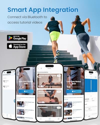 RENPHO Active+ Massage Gun, App-Controlled Guided Courses, Bluetooth - Image 2
