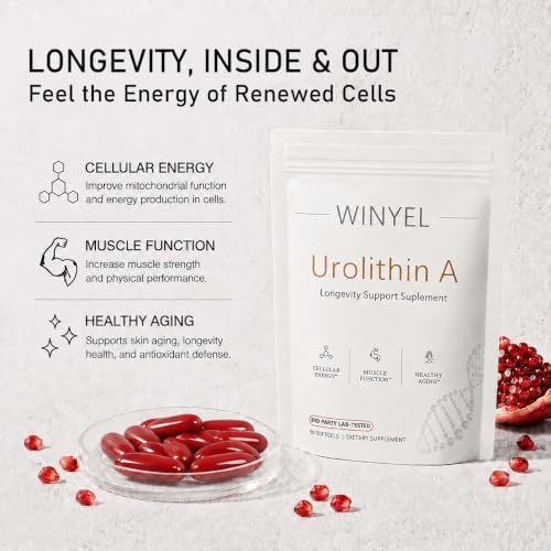 Urolithin A Softgels Supplement 500mg | Cellular Energy & Longevity Support - Image 4