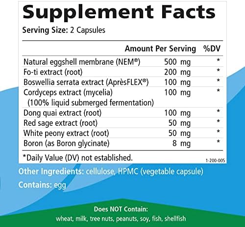 Pure Essence Labs JointEssence Supplement - Natural Joint Support for Men and Women - Non GMO - 60 Vegetarian Capsules - Image 5