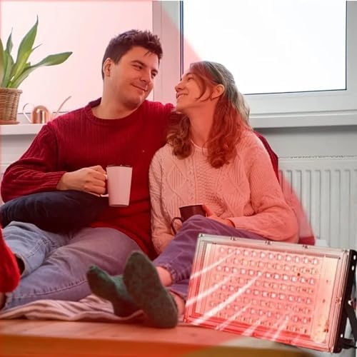 100W Red Light Therapy for Body, Face, Elite Grade LED Red Infrared Light Panel with Near-Infrared Light 660nm with 144 Beads, High Power Red Light Therapy Device at Home Ideal for Gifts (IP66) - Image 5