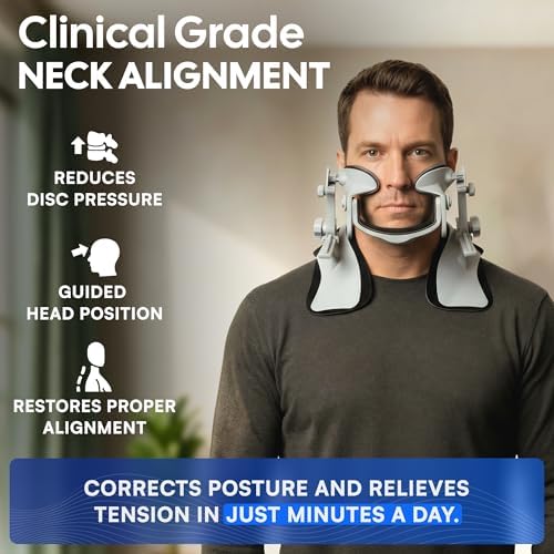 Forward Head Posture Corrector Neck Collar – Cervical Traction Brace for Text Neck, Neck Pain Relief, Spine Alignment, Cervical Lordosis Support, Posture Correction Device (Small/Medium) - Image 4