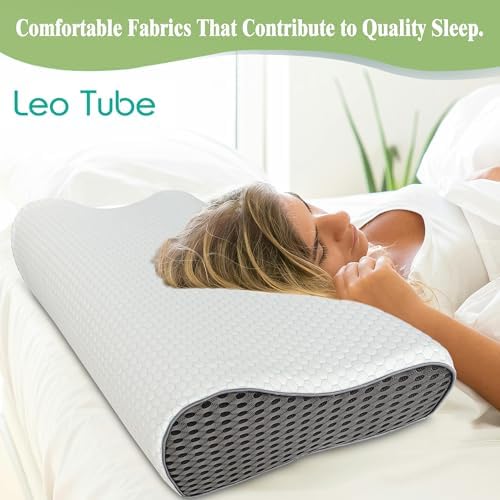 Cervical Pillow Case for Neck Pillows (White+Gray) - Image 6