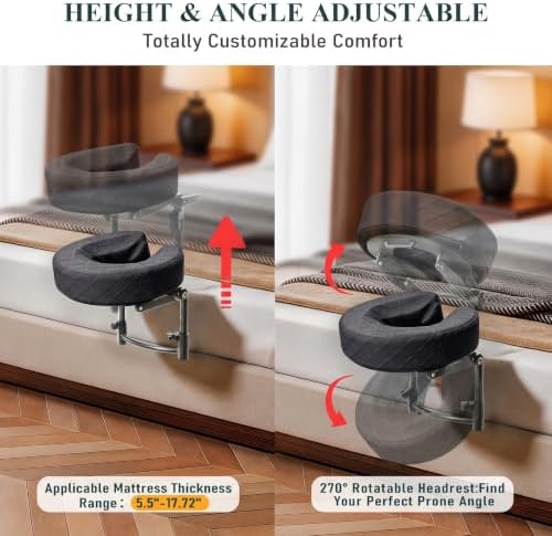 Massage Headrest for Bed, Face Down Massage Pillow & Face Cradle - Image 5