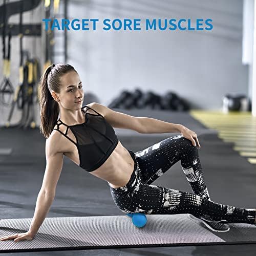 5BILLION Peanut Massage Ball - Double Lacrosse Massage Ball & Mobility Ball for Physical Therapy - Deep Tissue Massage Tool for Myofascial Release, Muscle Relaxer, Acupoint Massage (Black) - Image 5