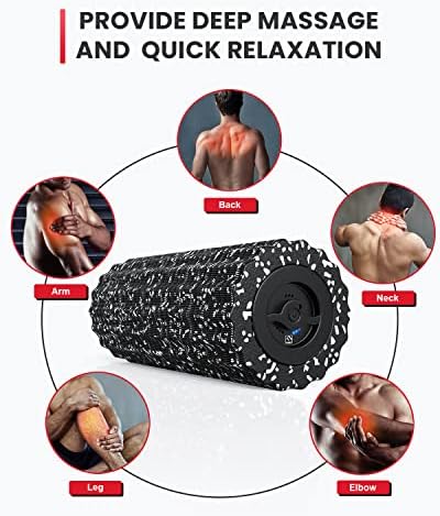 FITINDEX Vibrating Foam Roller for Exercise,4 Vibration Speeds,Rechargeable - Image 3