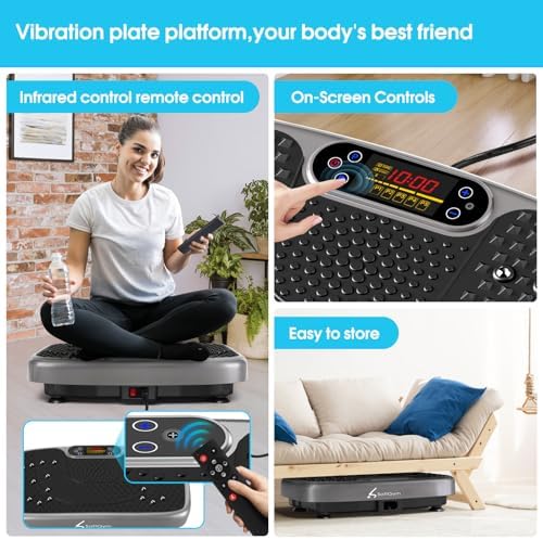 SoftGym Vibration Plate Exercise Machine for Lymphatic Drainage & Fitness - Image 2