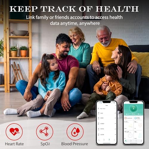 Smart Health Ring Fitness Tracker for Men Women, Sleep, Stress & Activity Monitoring, IP68 Waterproof, Long Lasting Battery, No Subscription Fees, Compatible with iOS & Android, Rose Gold 8 - Image 2