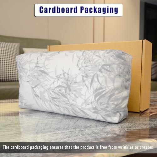 Non-Slip Head Pillow for Recliners - Neck Support Cushion with Velvet Cover for Pain Relief at Home, Office and Travel (Leaves) - Image 2
