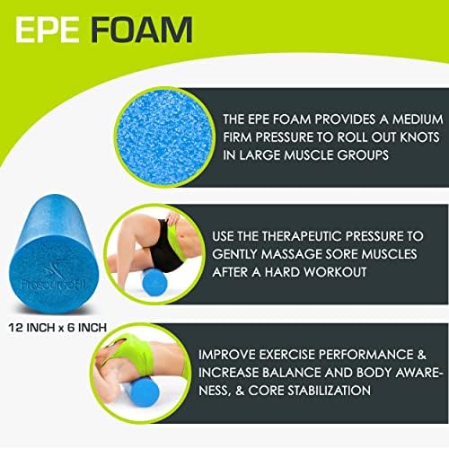 ProsourceFit Flex Foam Rollers for Muscle Massage, Physical Therapy, Core & Balance Exercises Stabilization - Image 3