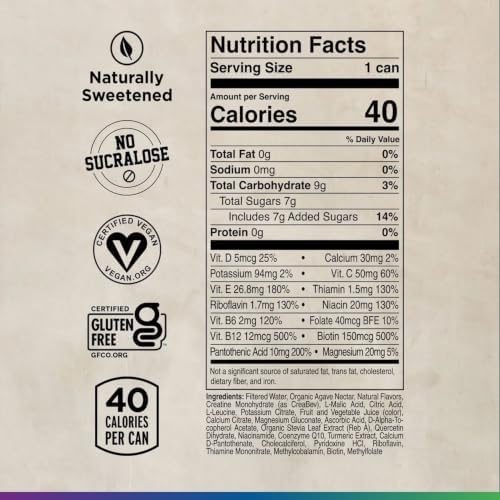 FITAID Creatine Recovery Drink, Electrolytes, Zero Sugar Variety, 24pk - Image 2