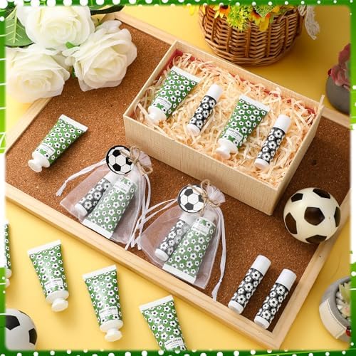 144 Pcs Soccer Lip Balm Hand Cream Party Favor Gifts - Image 3