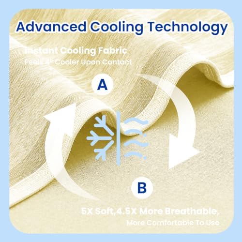 GOHERO Cooling Blanket for Hot Sleepers Cold Summer Blanket Throw 50"x70" - Image 5