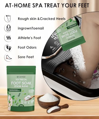 OOAMBB Collapsible Foot Spa Bath, Black + Green - Image 3