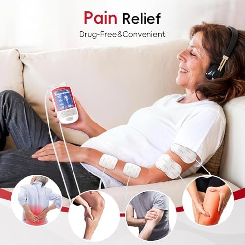 Comfytemp 3-in-1 TENS Unit with Large Back Pad, Pain Relief & EMS&User Mode - Image 2