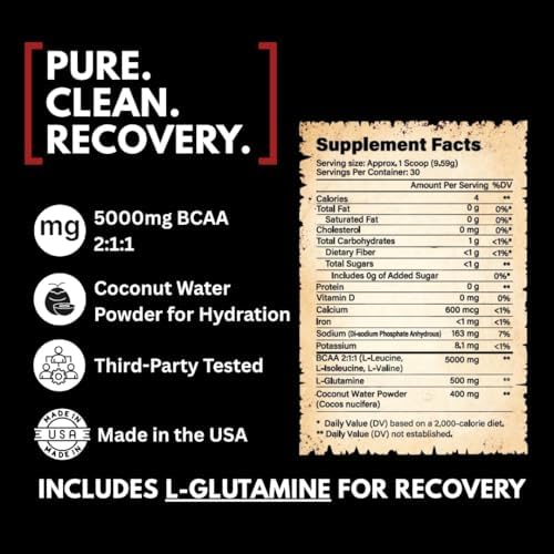 Armor of God BCAA Amino Acid Recovery Supplement, Muscle Repair, Endurance, Hydration, Workout Support (BlackBerry Lemonade) - Image 6