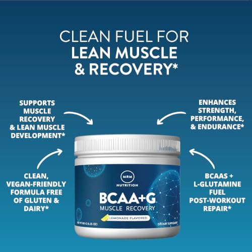 MRM BCAA + G Powder - for Women & Men, Vegan, Lemonade Flavor - 27 Servings - Image 4