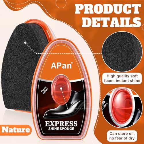 Loopeer 6 Pcs Shoe Shine Sponge - Image 3