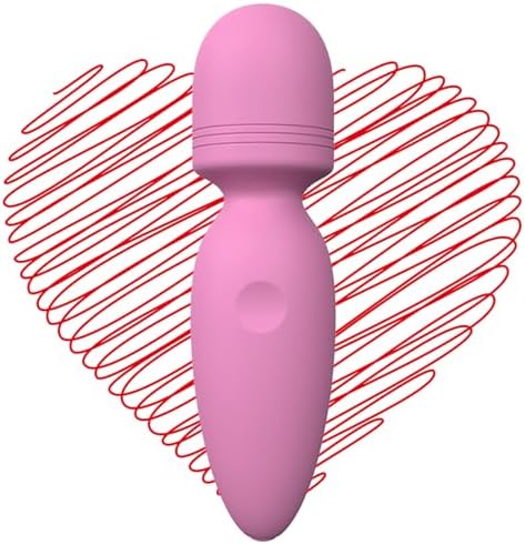 Mini Wand Massager,Small Cordless Hand-held Massager,Quiet,Rechargeable Personal for Neck Shoulder Back Body Massage[4.35 * 1.18 in] by Apowand