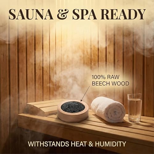 CUIYAKI 2Pcs Essential Oil Diffuser for Desk Office, Passive Lava Rock Diffuser for Aromatherapy, Small Personal Air Freshener for Nightstand, Safe for Sauna & Spa - Image 4