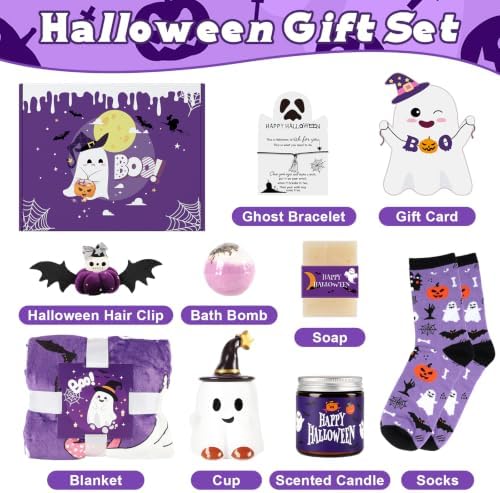 Boo Basket Stuffers Purple Halloween Gifts for Women Girls - Image 2