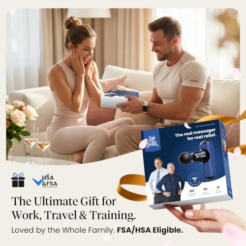 BOB AND BRAD Q2 Mini Massage Gun, Pocket-Sized Deep Tissue Massager, FSA Portable Percussion Muscle Massager Gun, Ultra Small & Quiet Travel Massage Gun for Pain Relief, HSA Eligible - Image 6