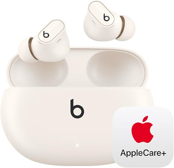 Beats Studio Buds + - Ivory with AppleCare+ (2 Years) by Beats