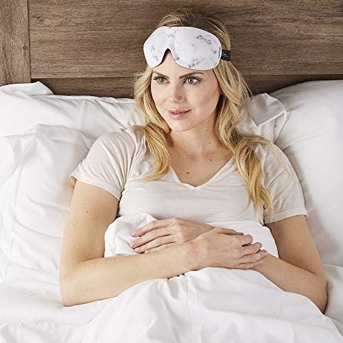 Bucky 40 Blinks No Pressure Printed Eye Mask for Travel & Sleep, Marble, One Size - Image 3