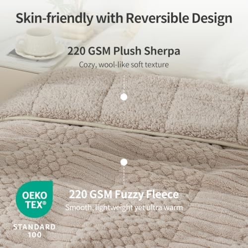 Uttermara Weighted Blankets for Adults Queen Size, 15lbs 60x80 inches - Image 2