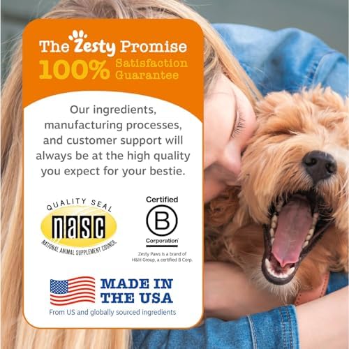 Zesty Paws Glucosamine for Dogs - Dog Joint Supplement, Bacon, 50 Ct - Image 5