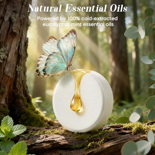 Shower Steamers Aromatherapy 15Pack, Eucalyptus & Mint, Gifts for Men Women - Image 5