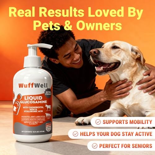 WuffWell Liquid Joint Support for Dogs, USA Made - Liquid Glucosamine - Image 7