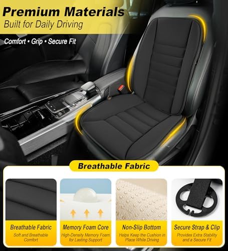 kingphenix 5-Piece Car Seat Cushion Set with Back Support - Image 6