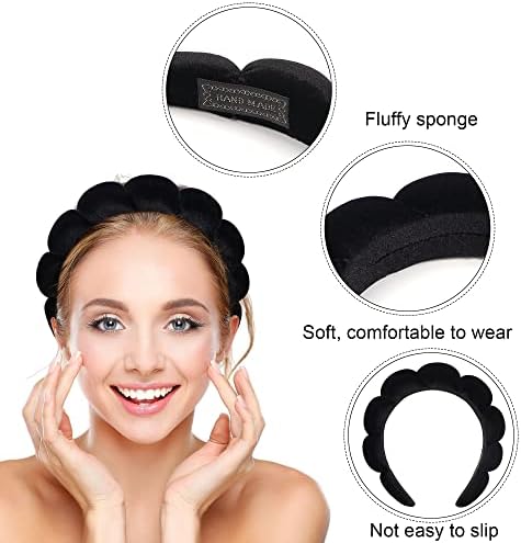 Ayesha Spa Headband for Washing Face Makeup Skincare Soft Sponge Hair band - Image 2