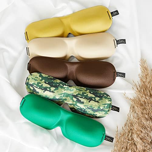 Bucky 40 Blinks No Pressure Printed Eye Mask for Travel & Sleep, Camo, One Size - Image 3