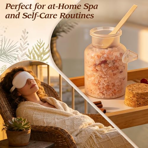 Wisreach Spa Gift Basket for Women, Self Care & Get Well Soon Care Package for Her, Relaxing Gifts with Blanket, Fuzzy Socks, Tea Cup Set & Bath Salts, Birthday Gift for Mom, Sister, Friend - Image 6
