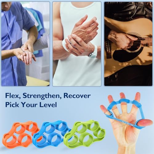 FitBeast Grip Strength Trainer, Finger Exerciser, Forearm Strengthener 9-Piece Kit, Hand Grip Strengthener Targeted Strength, Relief & Recovery - Image 6