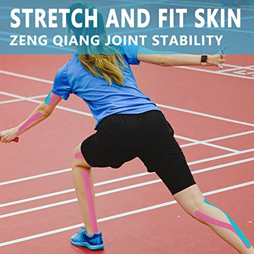 SOON GO Kinesiology Tape Pro 1/2/5 Rolls, 2 Inch High Elasticity Sports Tape Therapeutic Pain Relief–Physio Tape for Muscle Recovery & Joint Support, Waterproof & Hypoallergenic & Breathable–Purple - Image 5