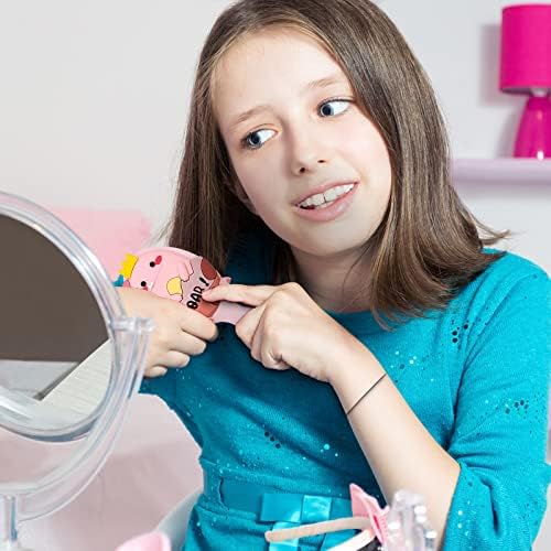 Toddler Detangler Massage Hair Brush with Air Cushion for Thin Kids Hair - Pink - Image 5