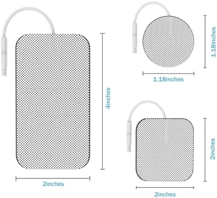 40PCS TENS Unit Replacement Pads, Electrode Pads with Self-Stick Performance and Non-Irritating, Compatible with TENS Use 2mm Pin Connector Such as AUVON TENS, TENS 7000, Etekcity, Nicwell Care Tens - Image 3