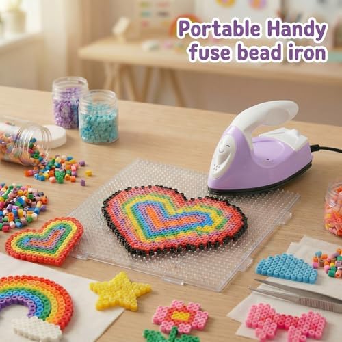 Honoson Mini Craft Iron with Charging Base Tiny,Light Purple - Image 4