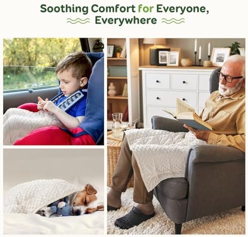 Sivio Weighted Lap Blanket for Sleeping, 2lbs 20 x 30 inches - Image 5