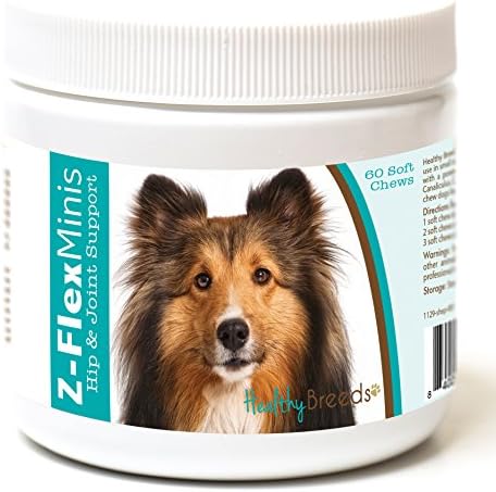 Healthy Breeds Shetland Sheepdog Z-Flex Minis Hip and Joint Support Soft Chews 60 Count by HealthyBreeds