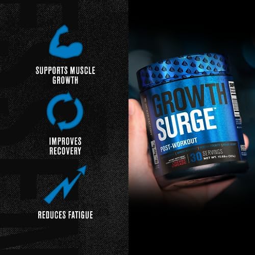 Jacked Factory Growth Surge Creatine Post Workout w/L-Carnitine - Daily Muscle Builder & Recovery Supplement with Creatine Monohydrate, Betaine, L-Carnitine L-Tartrate - 30 Servings, Fruit Punch - Image 2