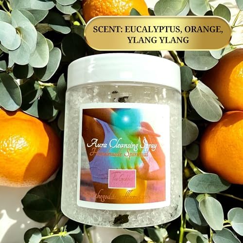 Aura Cleansing Bath Salts – Dead Sea Salt Bath Soak for Spiritual Cleansing, Energy Balance & Ritual Use 12oz - Image 4
