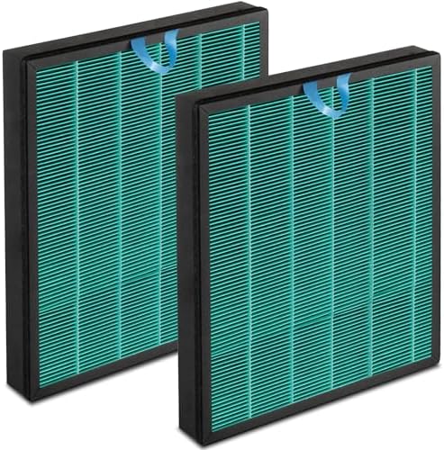 Vital 100S Toxin Absorber Replacement Filter Compatible with Levoit Smart WiFi Vital 100S Air Puri-fier, 3-in-1 Filter and High-Efficiency Activated Carbon Filter, Vital 100S-RF, 2 Pack. by NXBHG