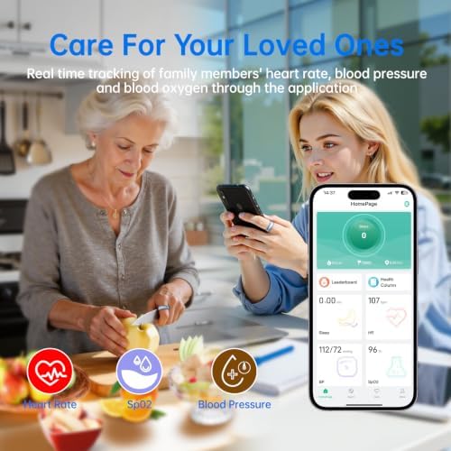 Smart Ring for Women & Men, Health Tracker Ring, Fitness Tracker Ring - Image 3