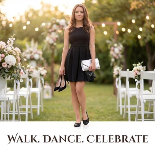 Foldable Flats for Women, Portable Ballet Shoes for Wedding &Travel Comfort - Image 2