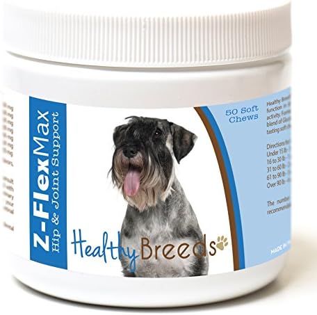 Healthy Breeds Standard Schnauzer Z-Flex Max Hip and Joint Soft Chews 50 Count by HealthyBreeds